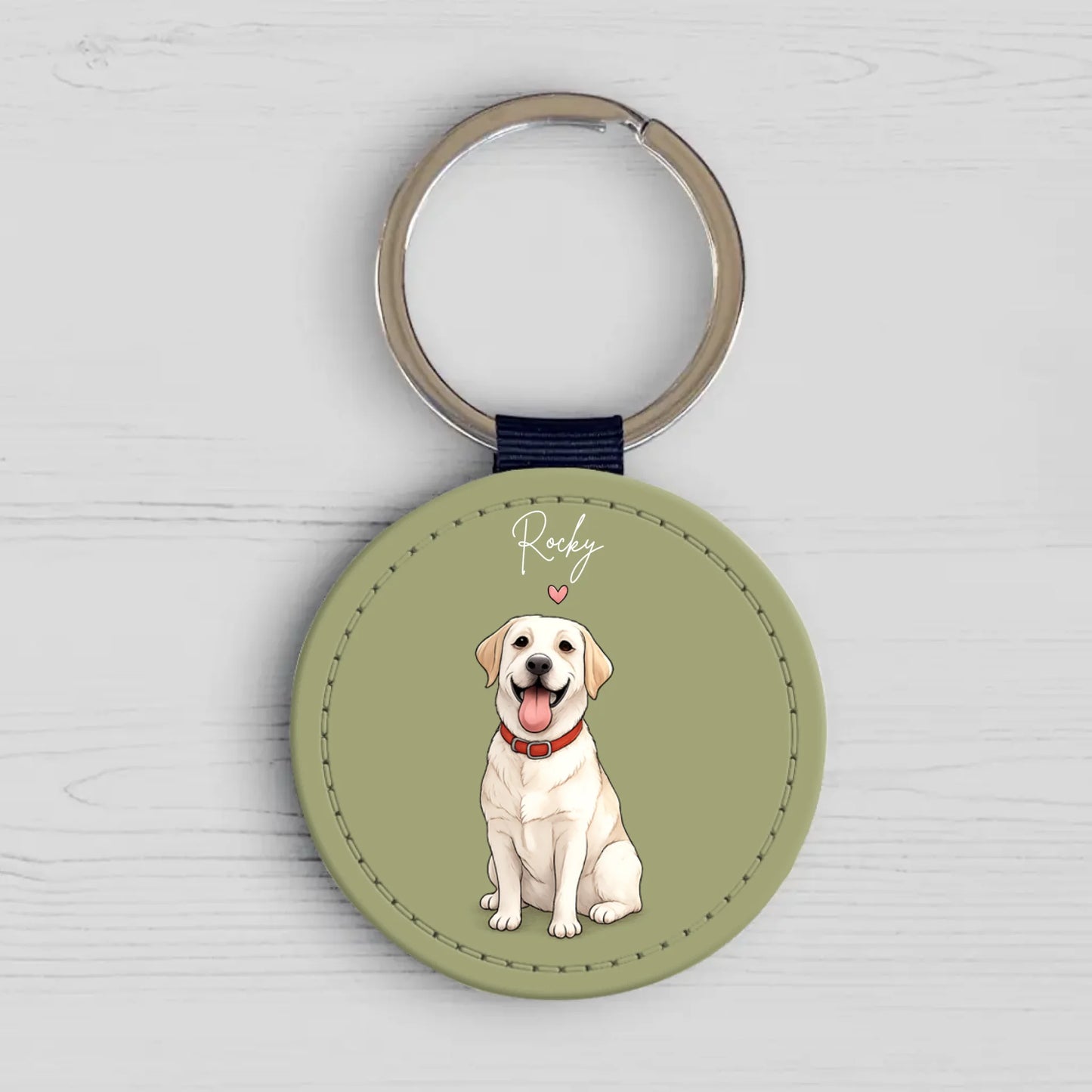 Cartoon Portrait - Personalised Keychain