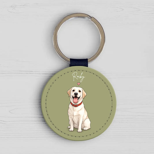 Cartoon Portrait - Personalised Keychain