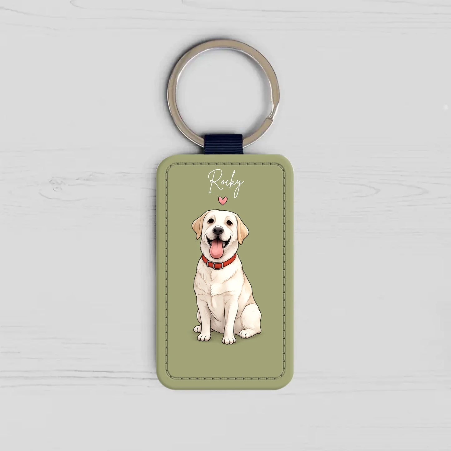 Cartoon Portrait - Personalised Keychain