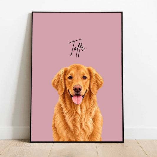 Hand Drawn Portrait  - Personalised Poster