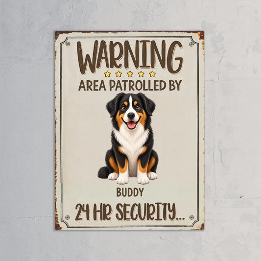 Warning - Personalised Doorsign