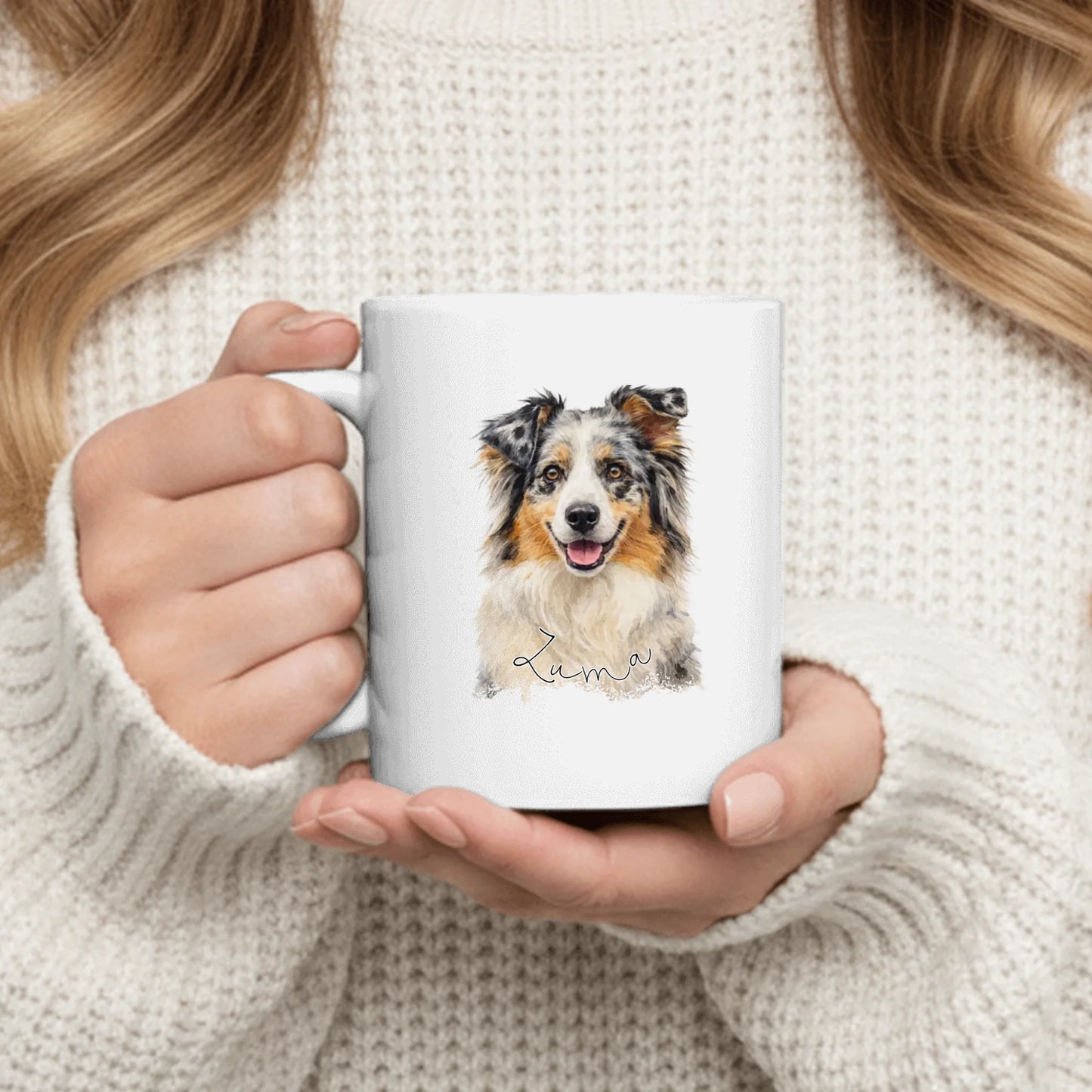 Watercolor Portrait - Personalised Mug