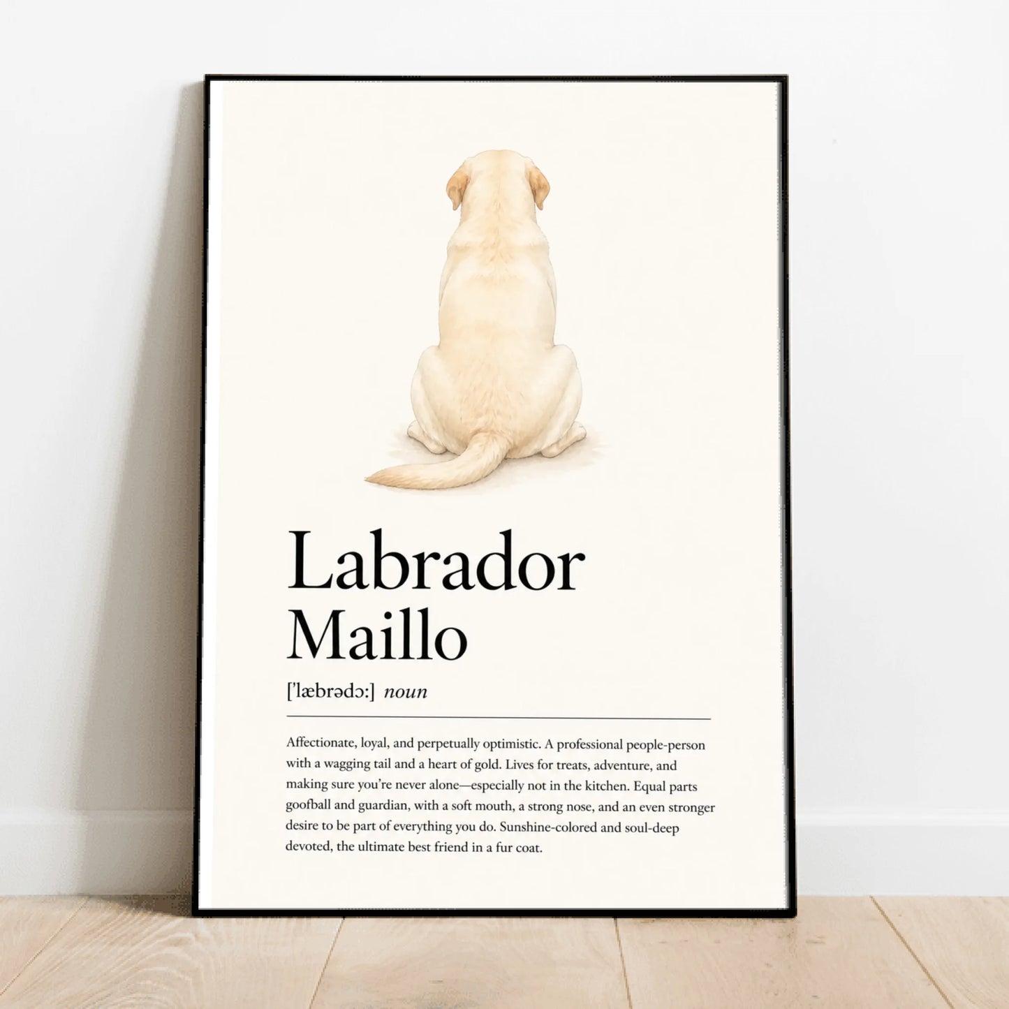 Breed Definition - Personalised Poster