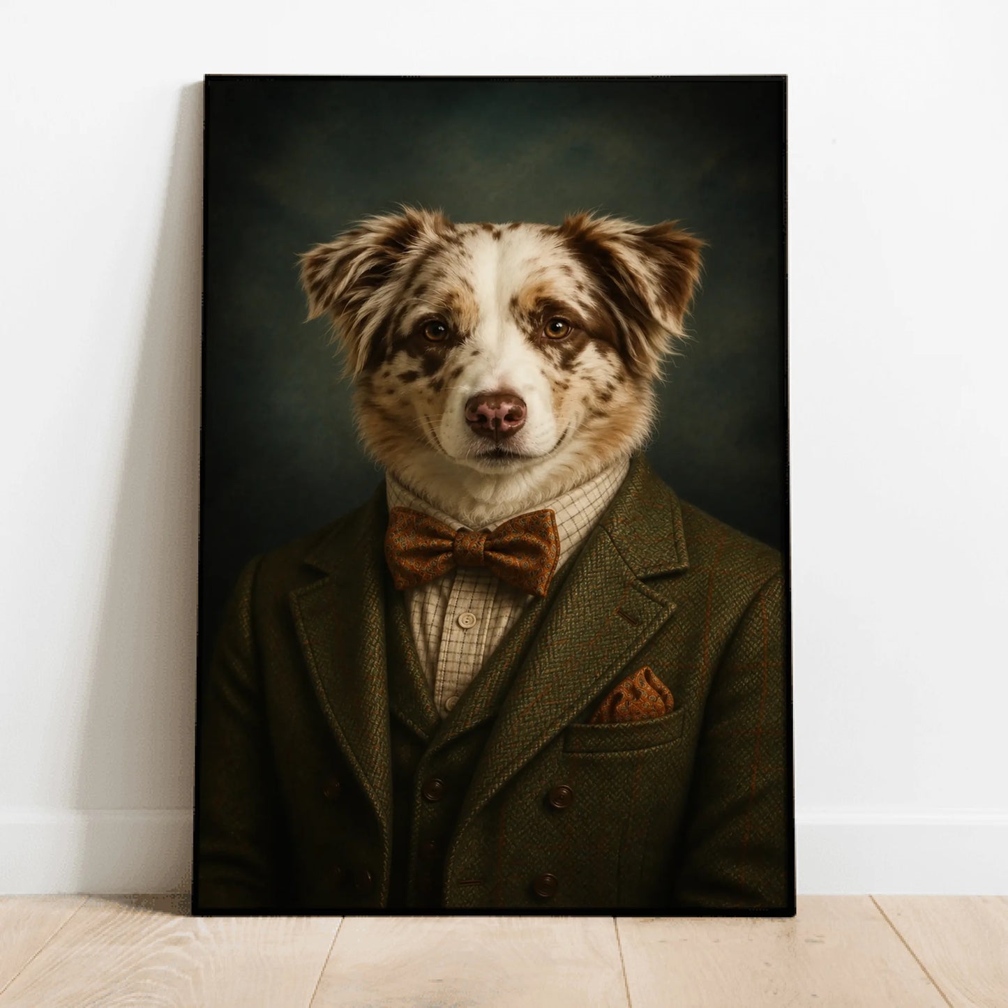 Vintage Suit Portrait - Personalised Poster