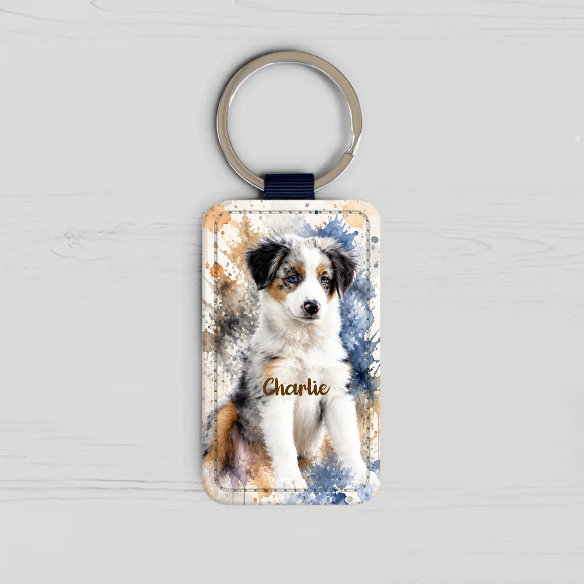 Watercolor Realistic Portrait - Personalised Keychain