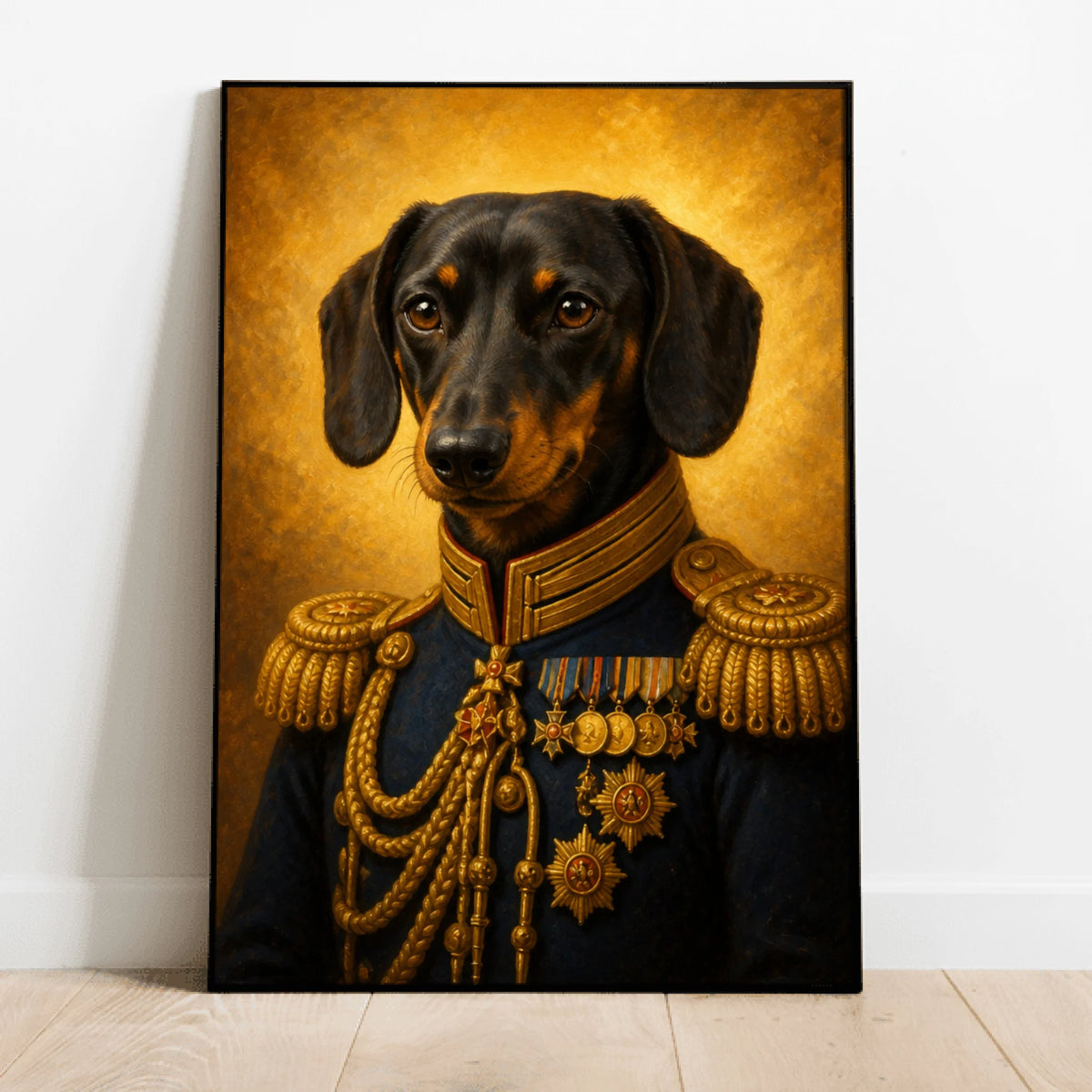 Personalised Poster - Military Uniform Portrait