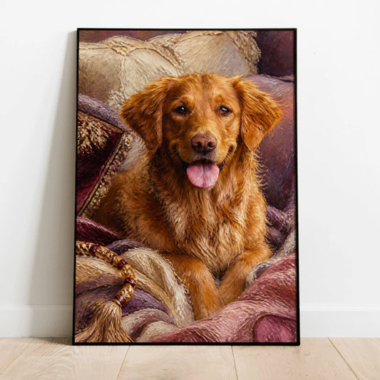 Personalised Poster - Hand Painted Oil