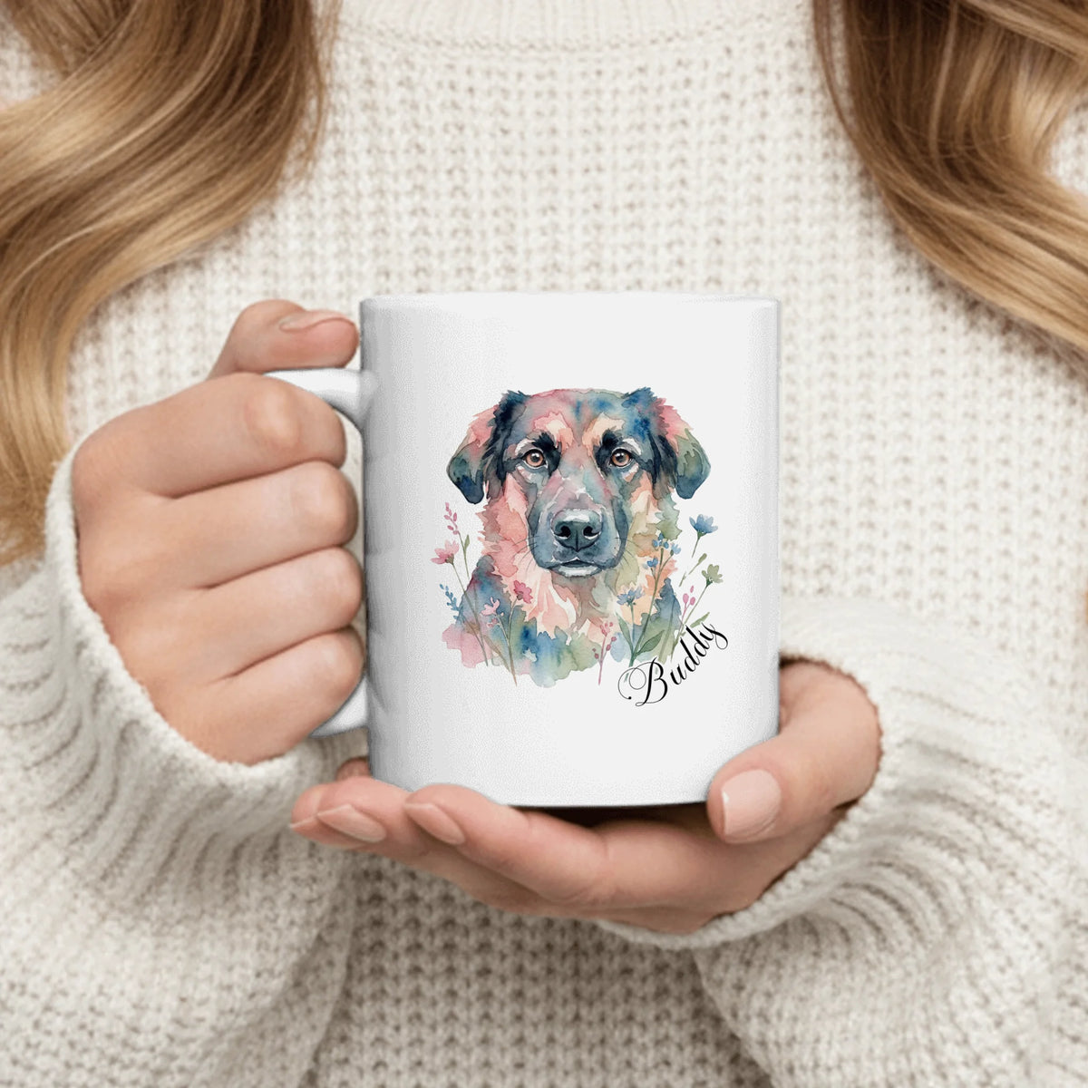 Personalised Mug - Watercolour