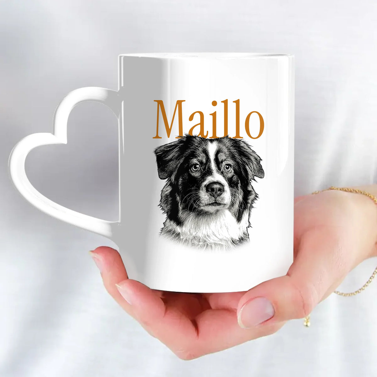 Personalised Mug - Pencil Portrait