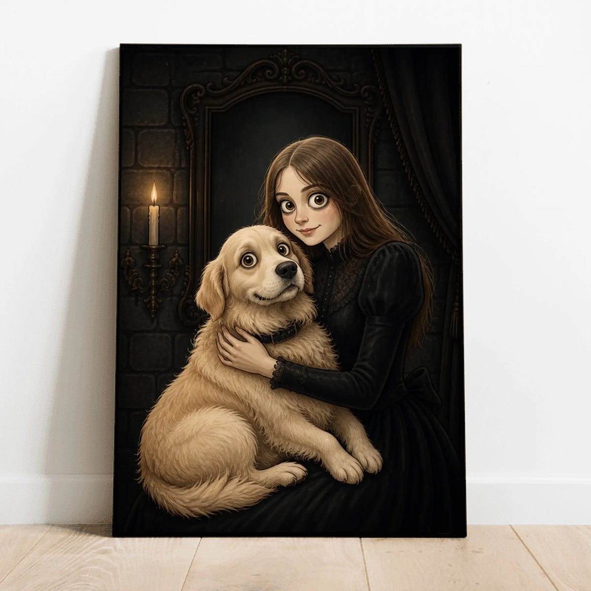 Personalised Poster - Gothic Portrait Art