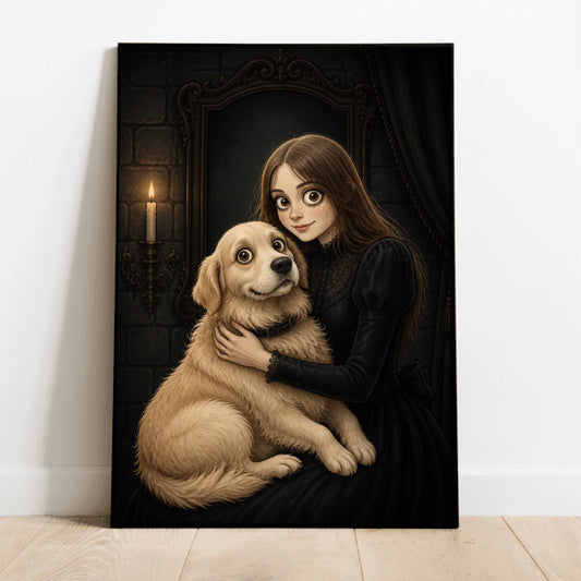Personalised Poster - Gothic Portrait Art