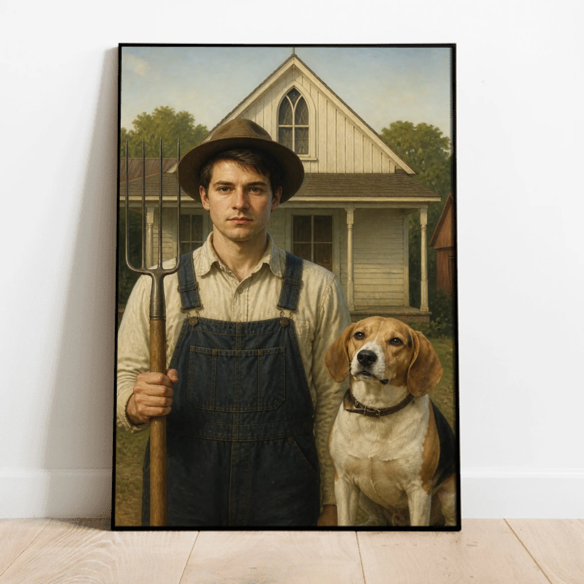 Personalised Poster - American Gothic Parody