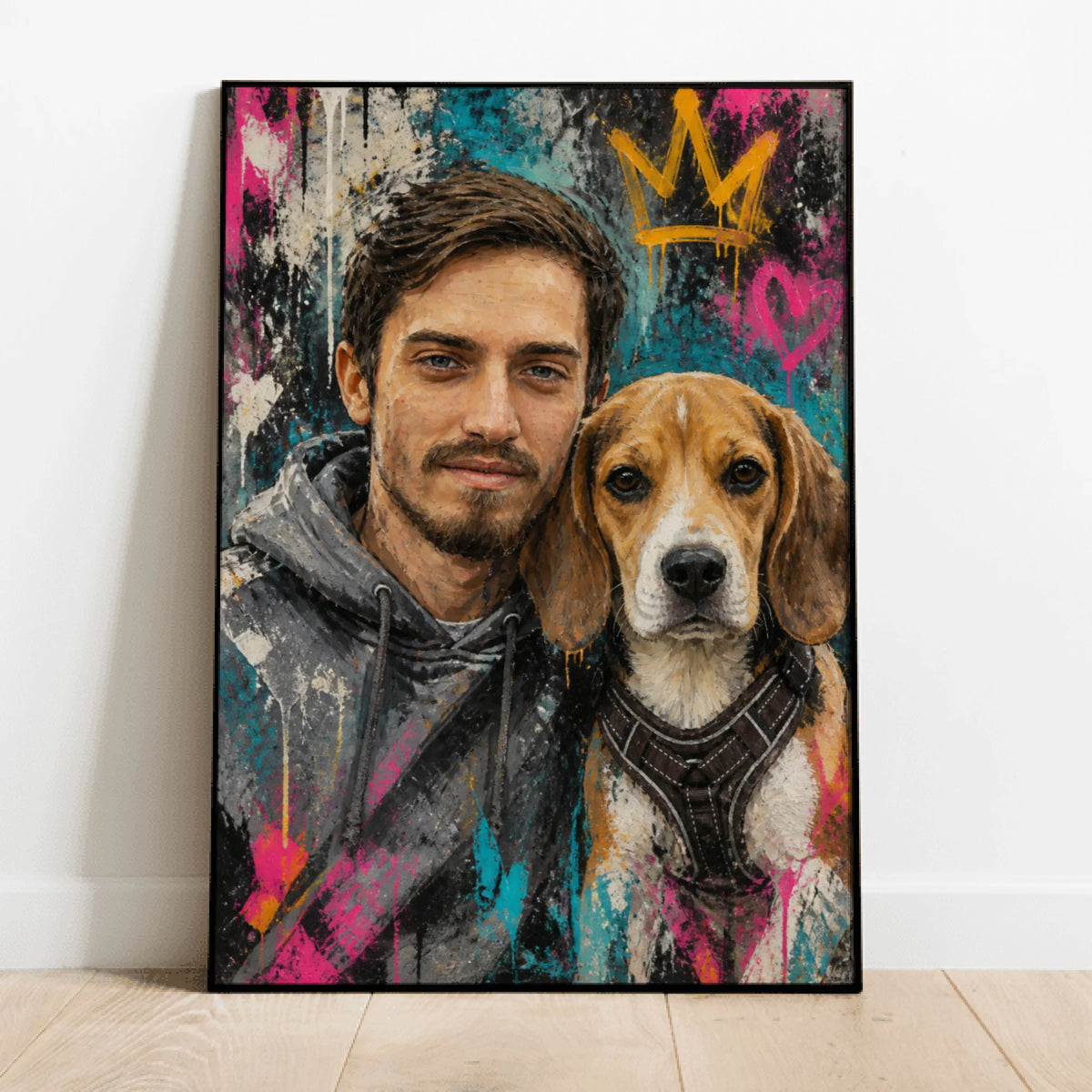 Personalised Poster - Graffiti Mural Duo