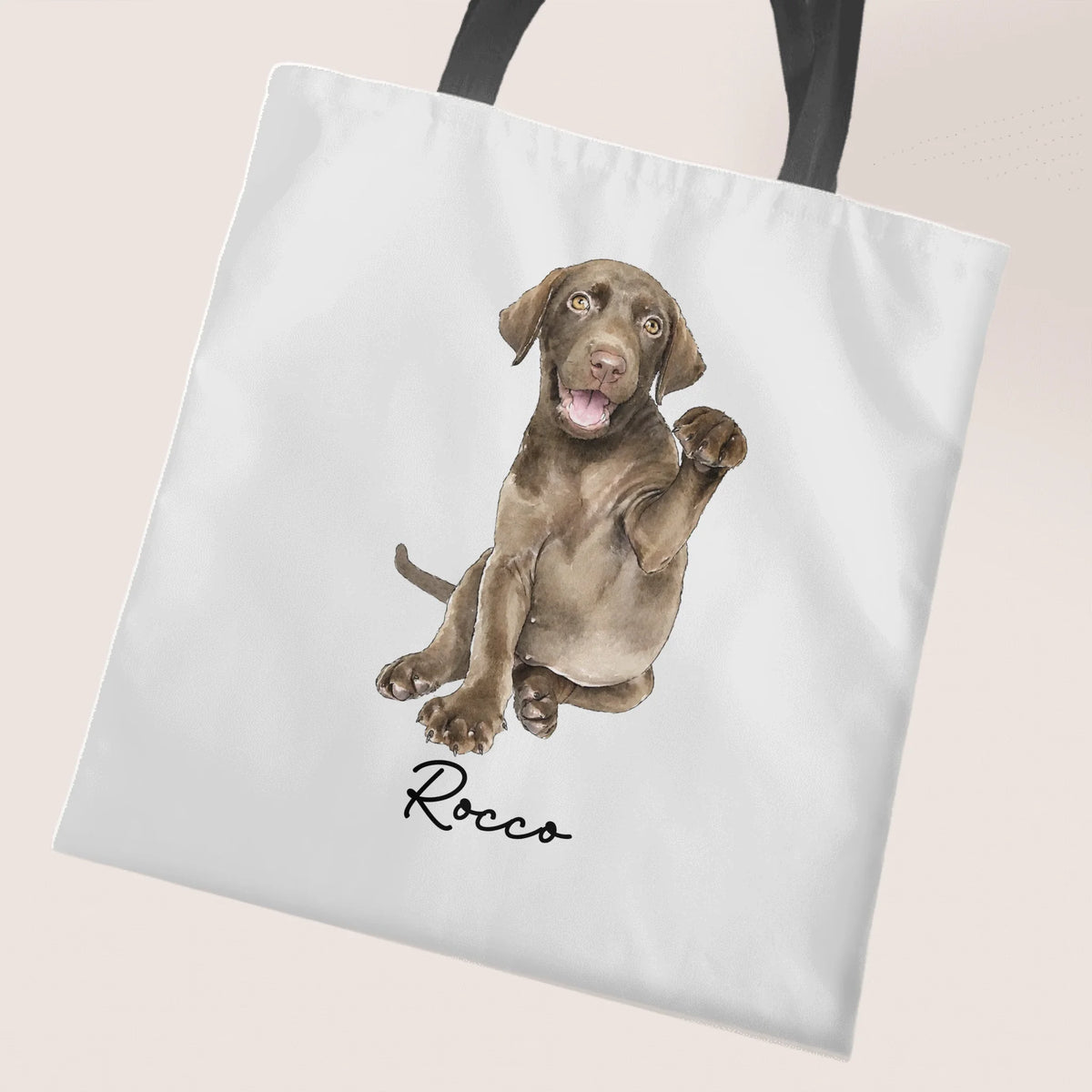 Personalised Tote Bag - Watercolour Portrait