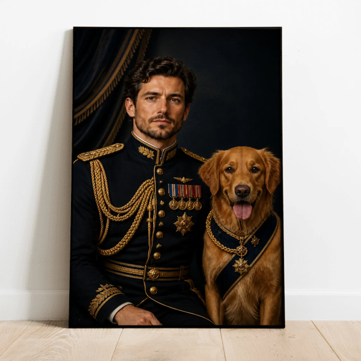 Personalised Poster - Royal Military Portrait