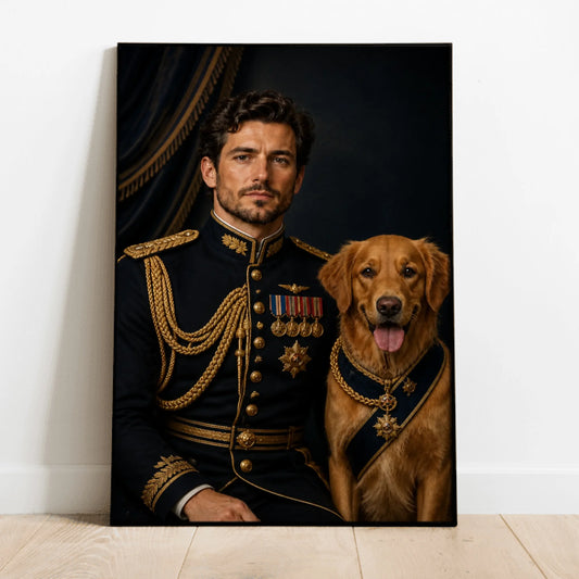 Personalised Poster - Royal Military Portrait