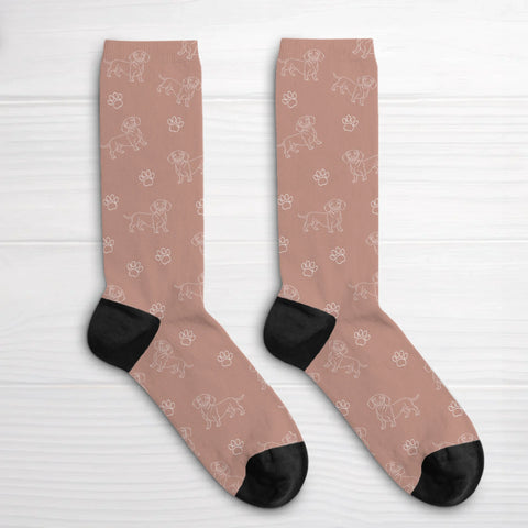 Personalised Socks - Continuous Line Tile - Featured Image