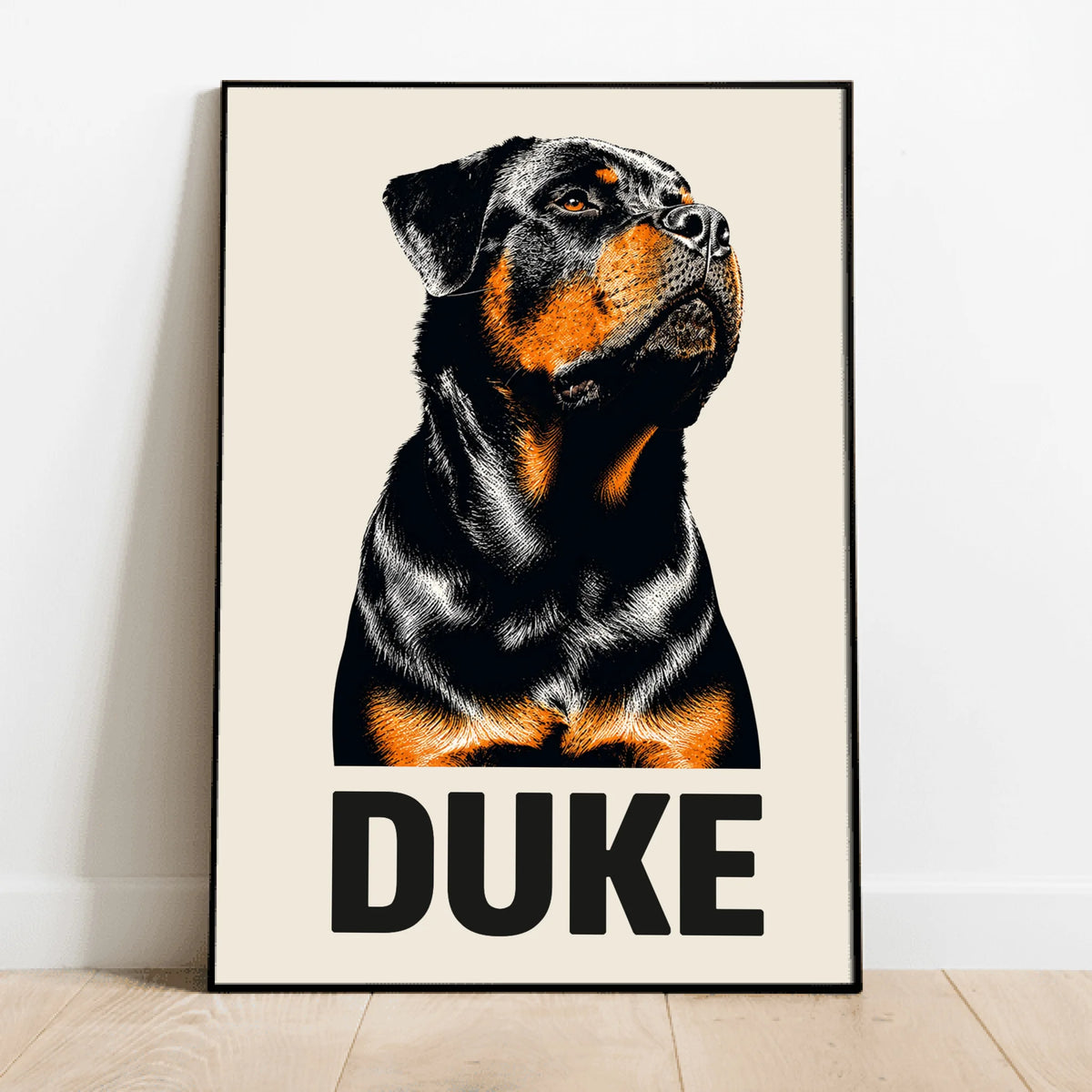 Personalised Poster - Obey Stencil Portrait
