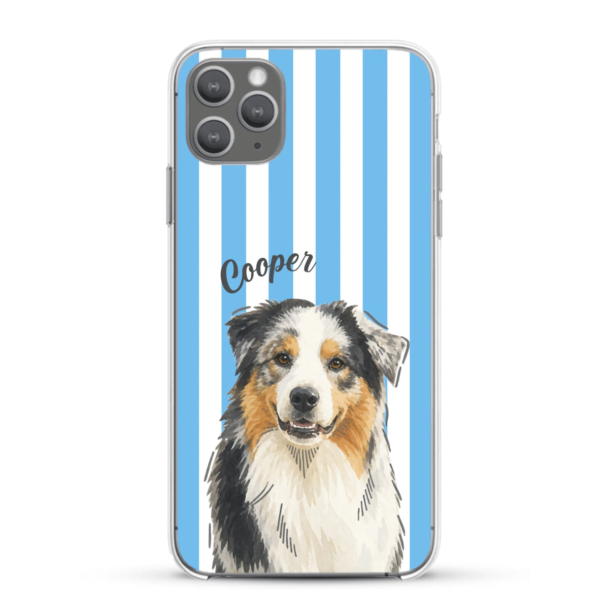 Personalised Phone Case - Pastel Stripes