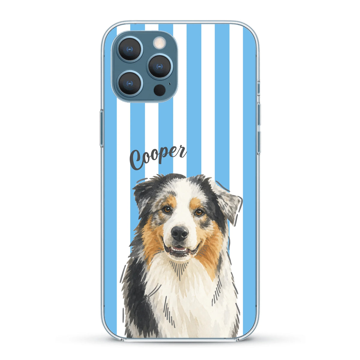 Personalised Phone Case - Pastel Stripes