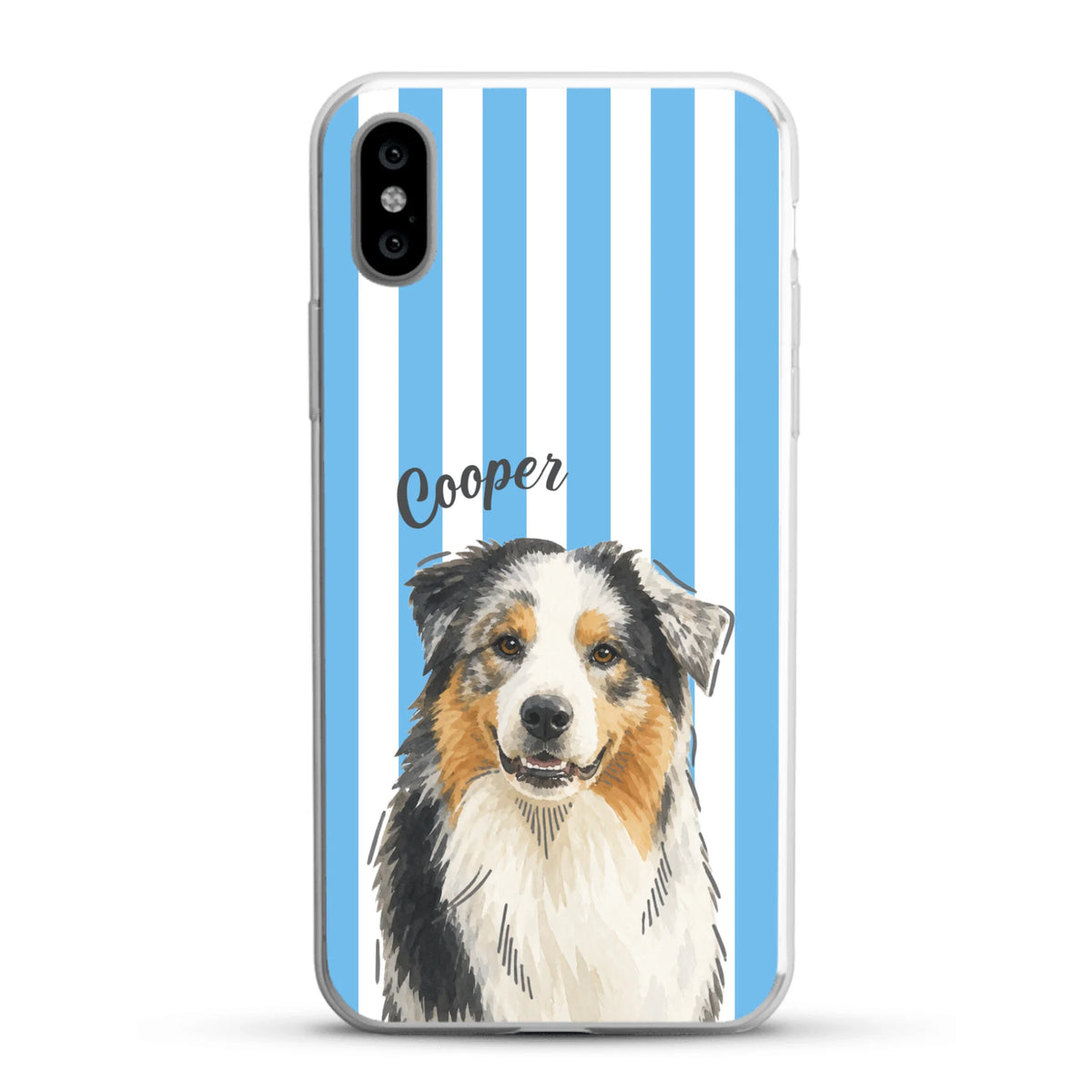 Personalised Phone Case - Pastel Stripes