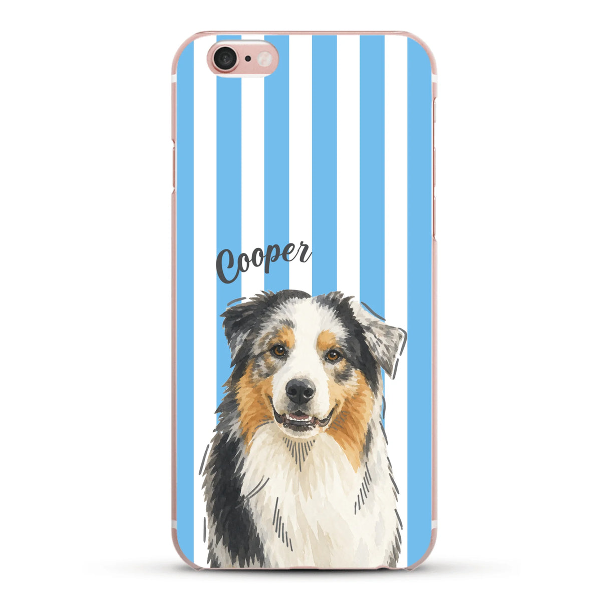 Personalised Phone Case - Pastel Stripes