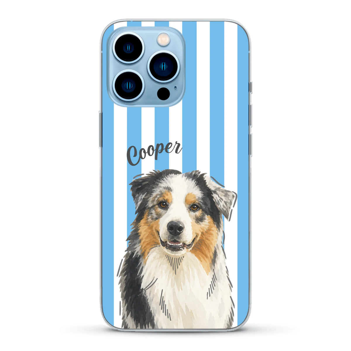 Personalised Phone Case - Pastel Stripes