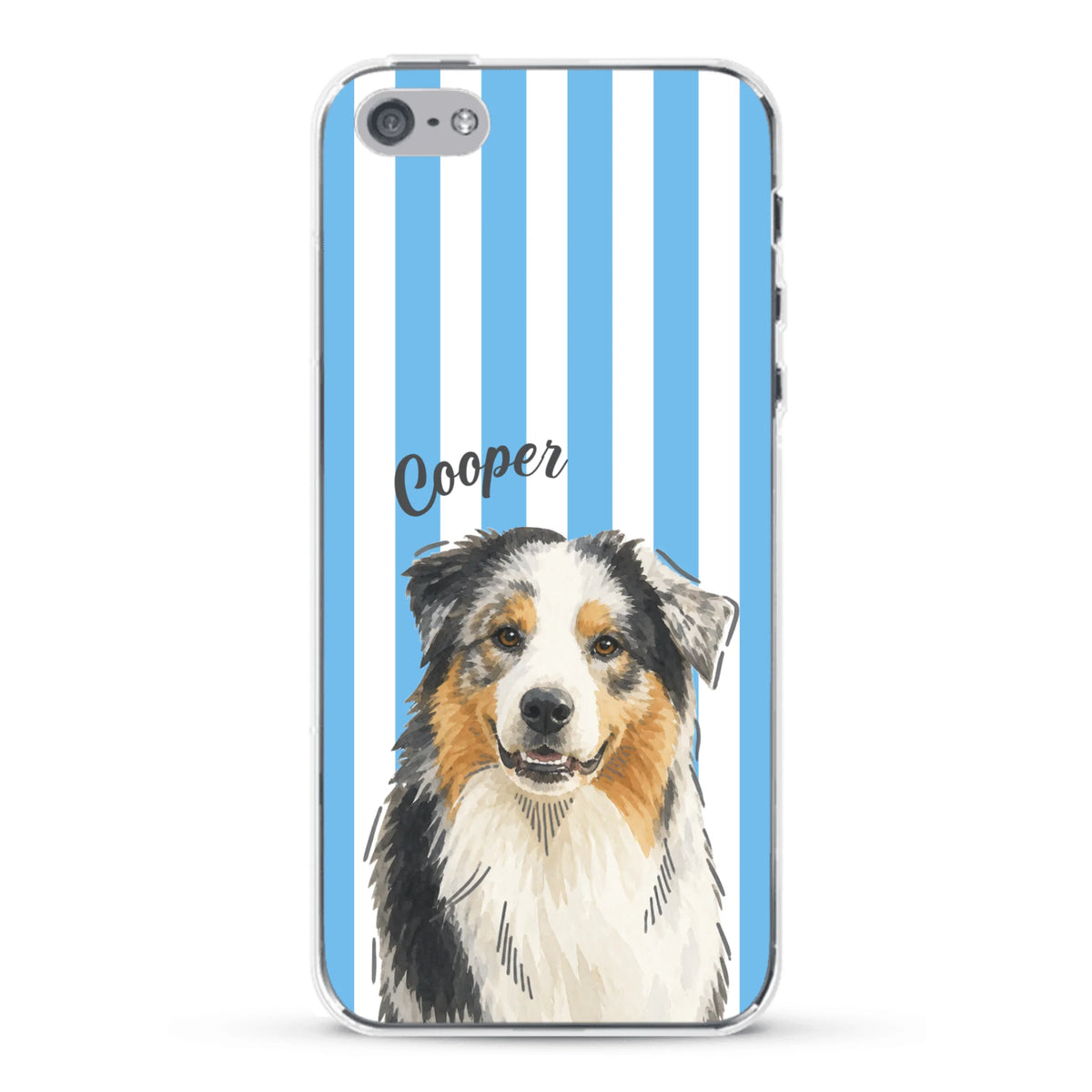 Personalised Phone Case - Pastel Stripes