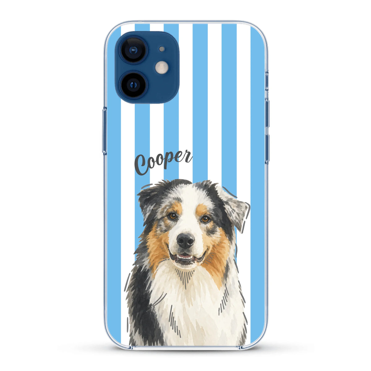 Personalised Phone Case - Pastel Stripes