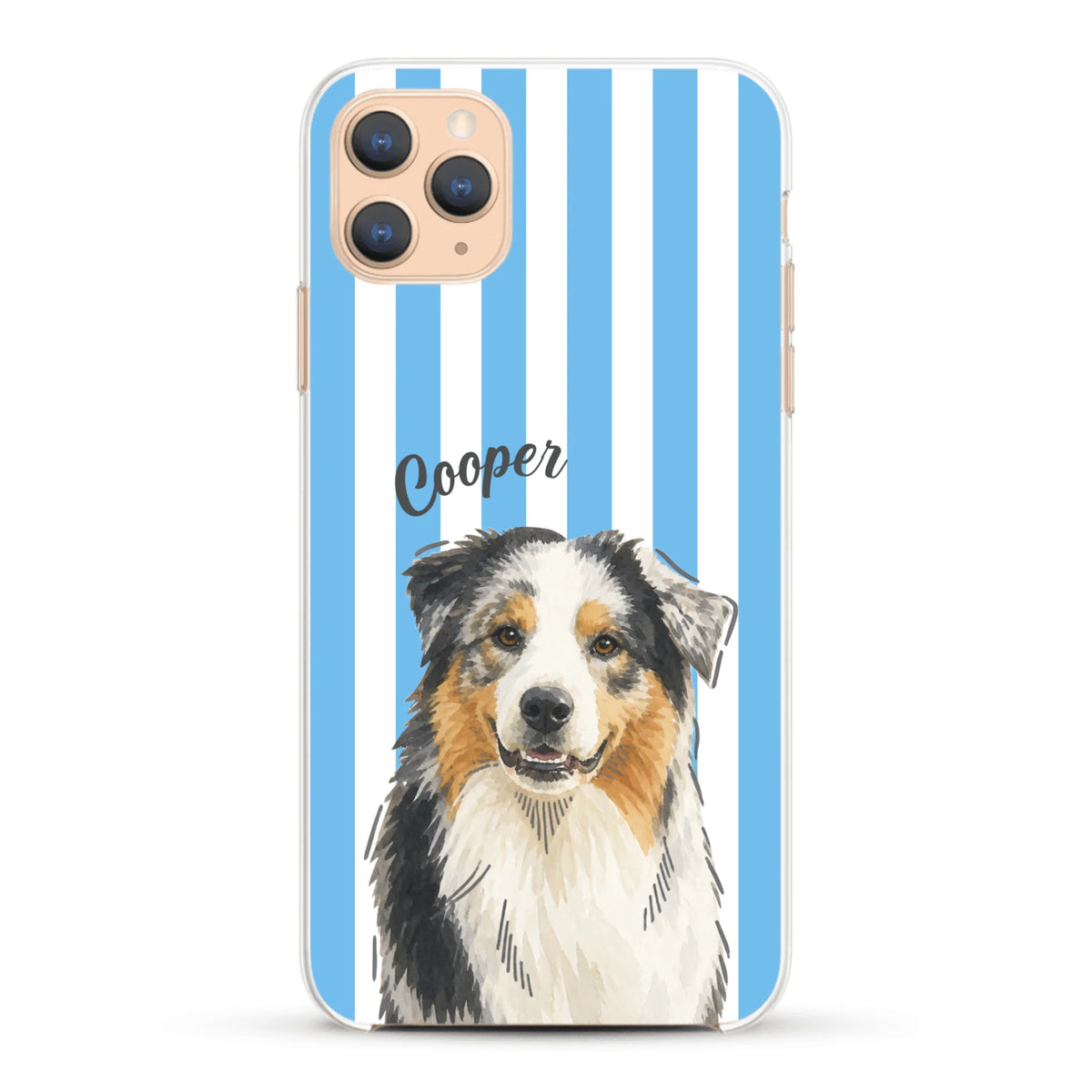 Personalised Phone Case - Pastel Stripes