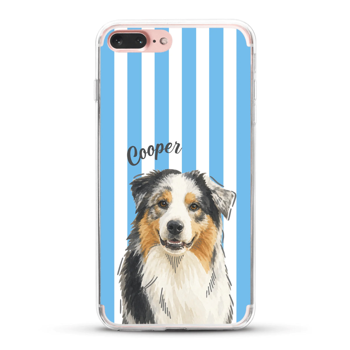 Personalised Phone Case - Pastel Stripes