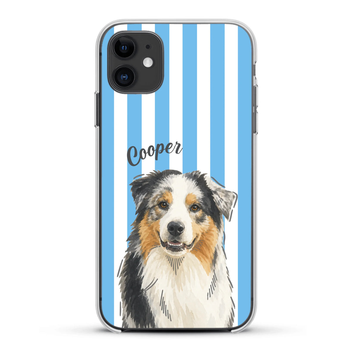 Personalised Phone Case - Pastel Stripes