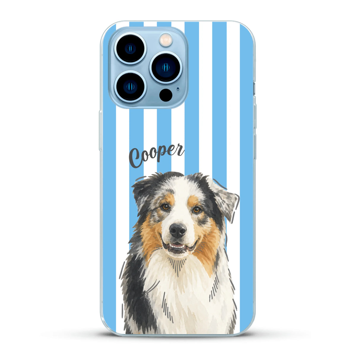 Personalised Phone Case - Pastel Stripes