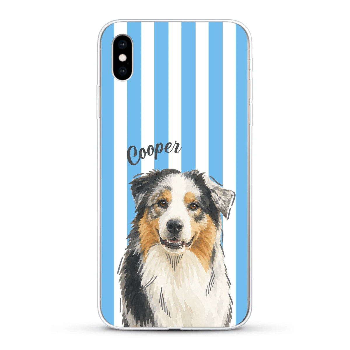 Personalised Phone Case - Pastel Stripes