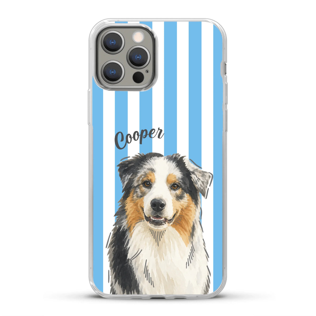 Personalised Phone Case - Pastel Stripes