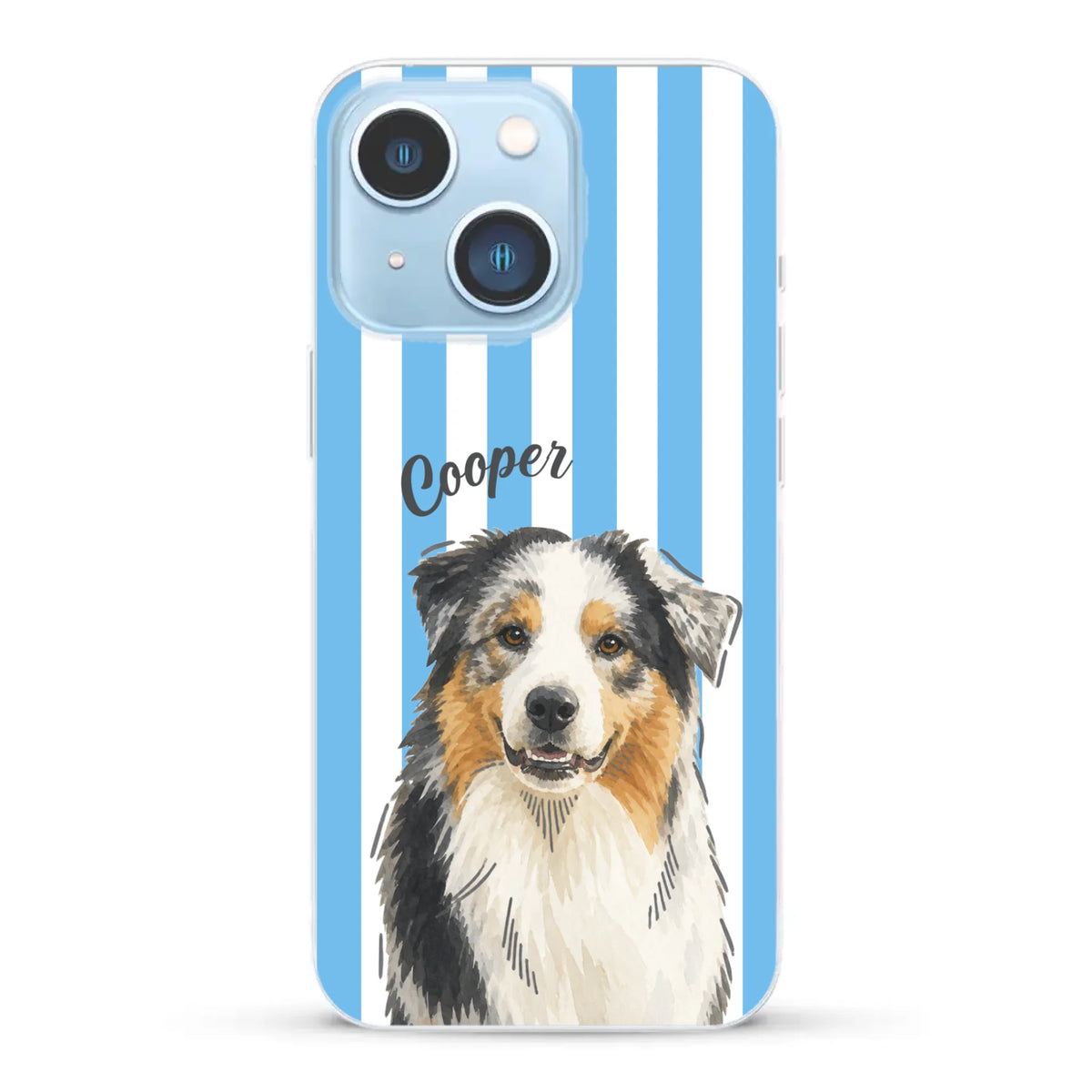 Personalised Phone Case - Pastel Stripes