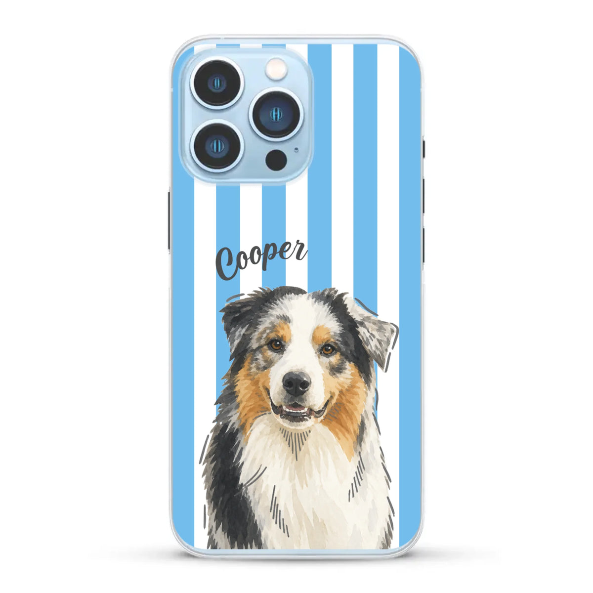 Personalised Phone Case - Pastel Stripes