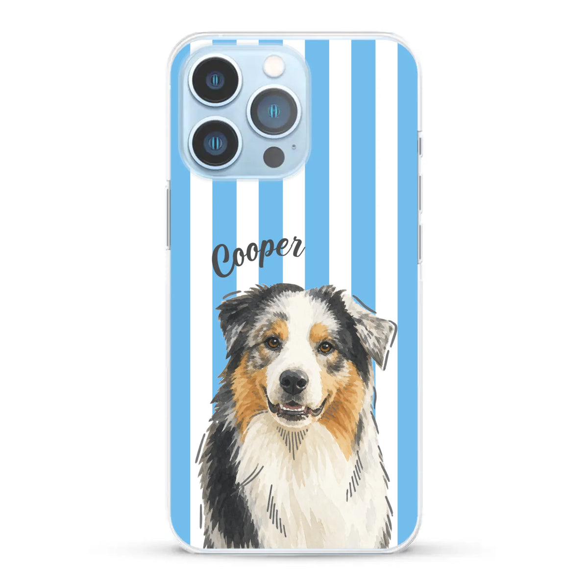 Personalised Phone Case - Pastel Stripes