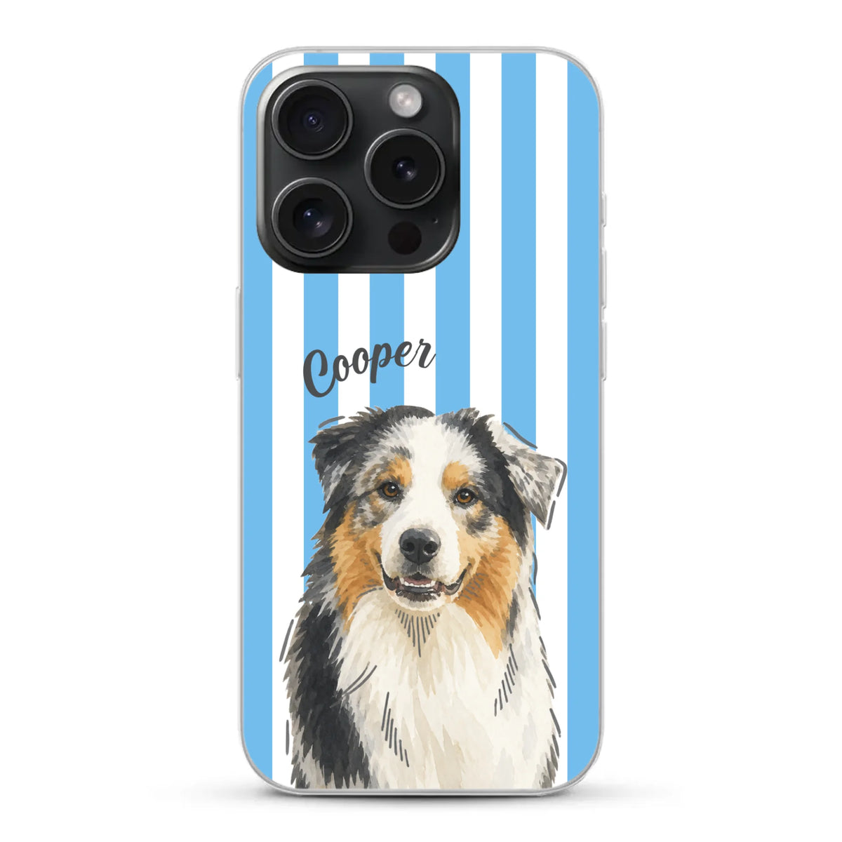 Personalised Phone Case - Pastel Stripes