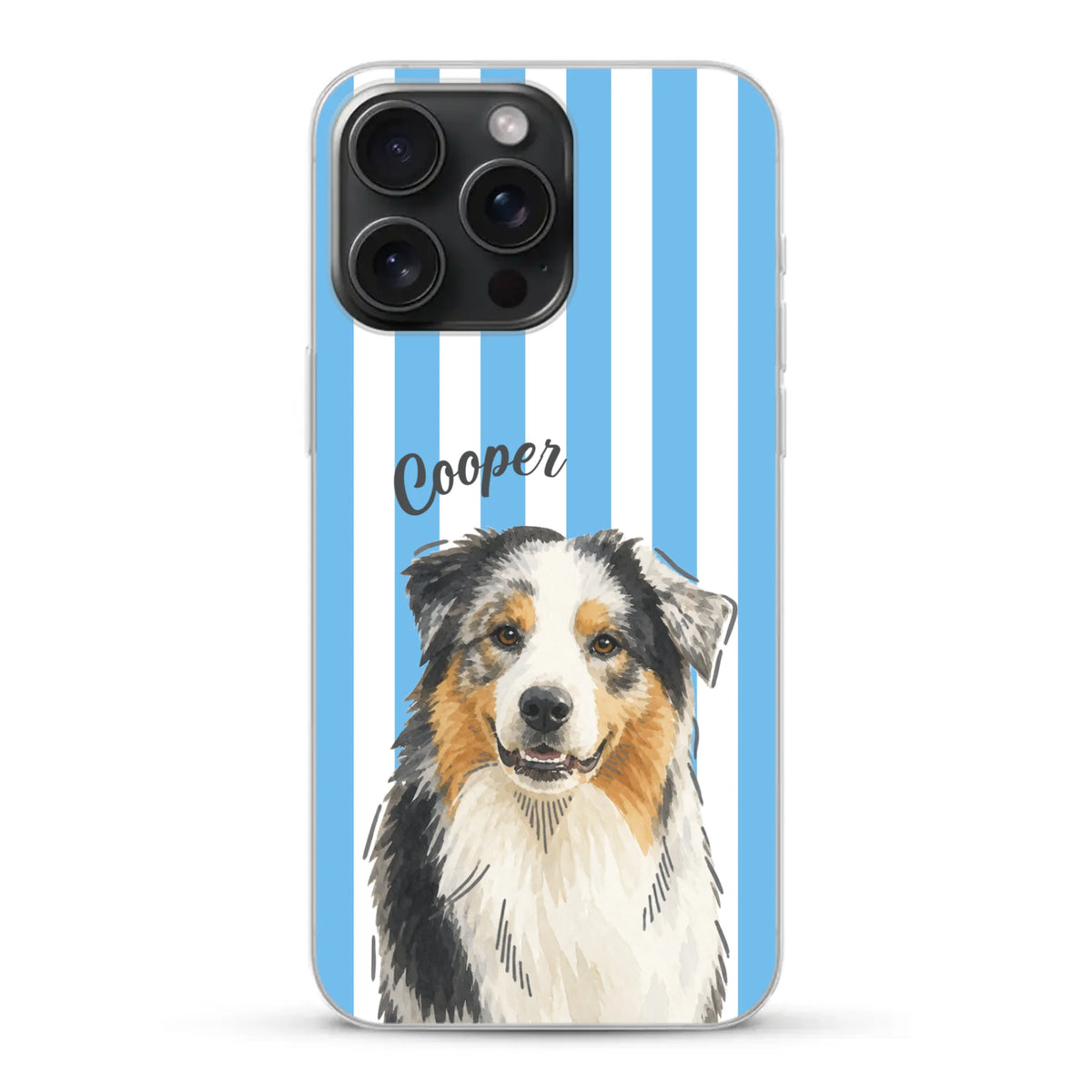 Personalised Phone Case - Pastel Stripes