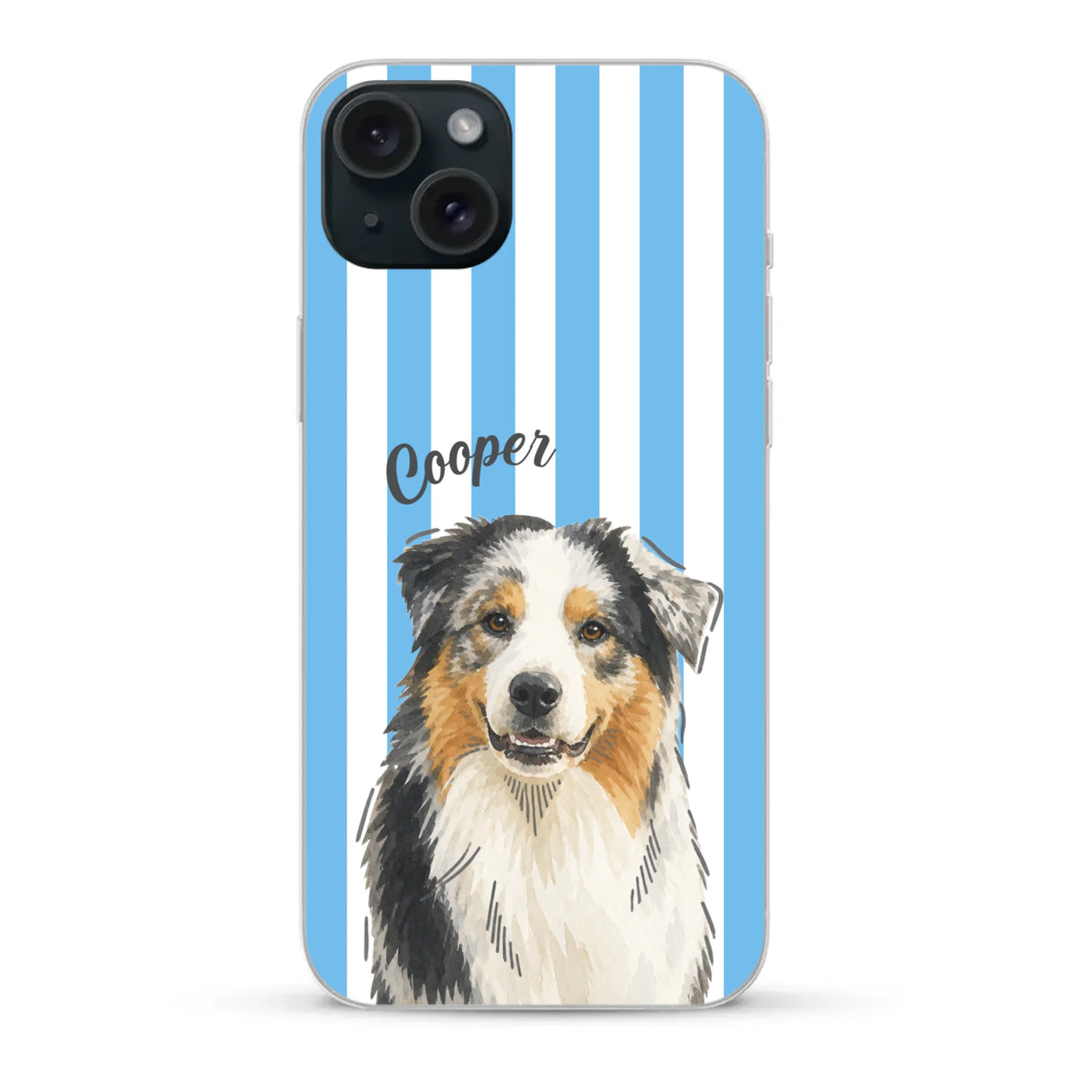Personalised Phone Case - Pastel Stripes