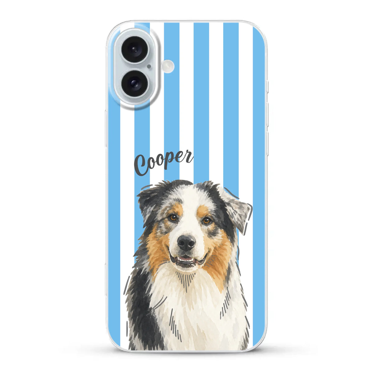 Personalised Phone Case - Pastel Stripes