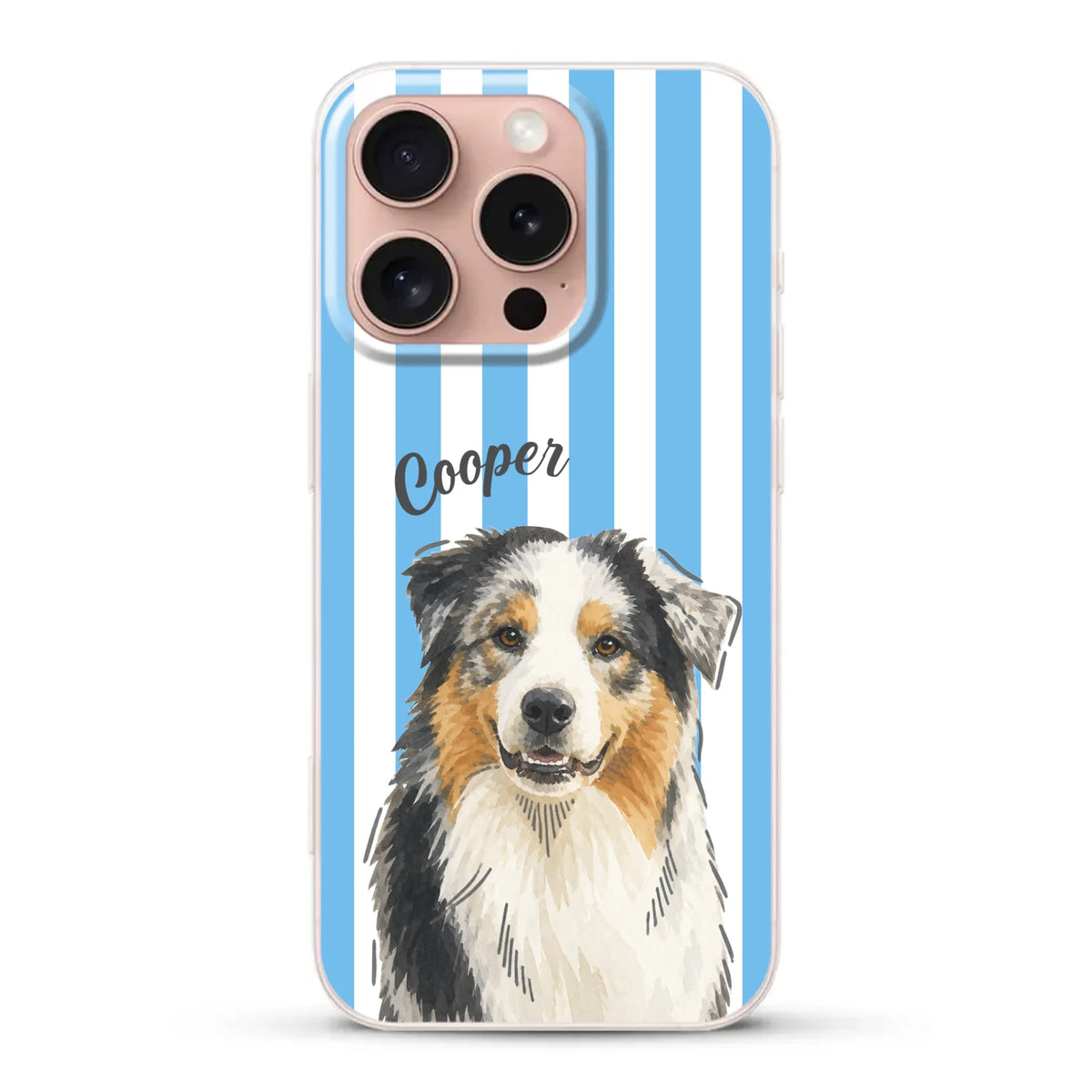 Personalised Phone Case - Pastel Stripes