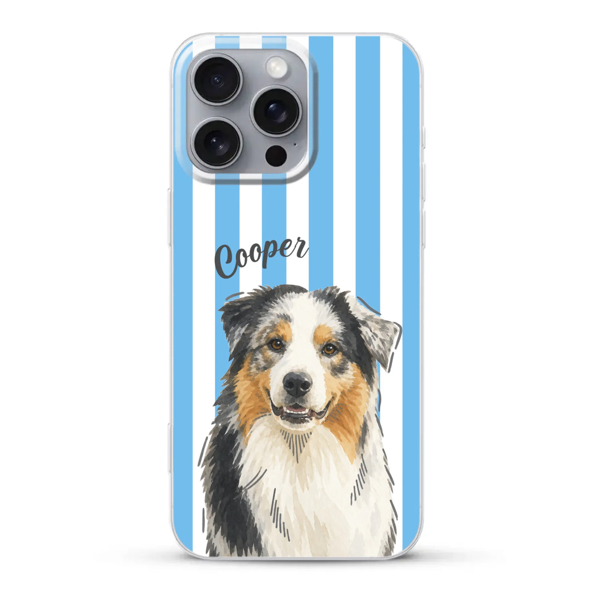 Personalised Phone Case - Pastel Stripes