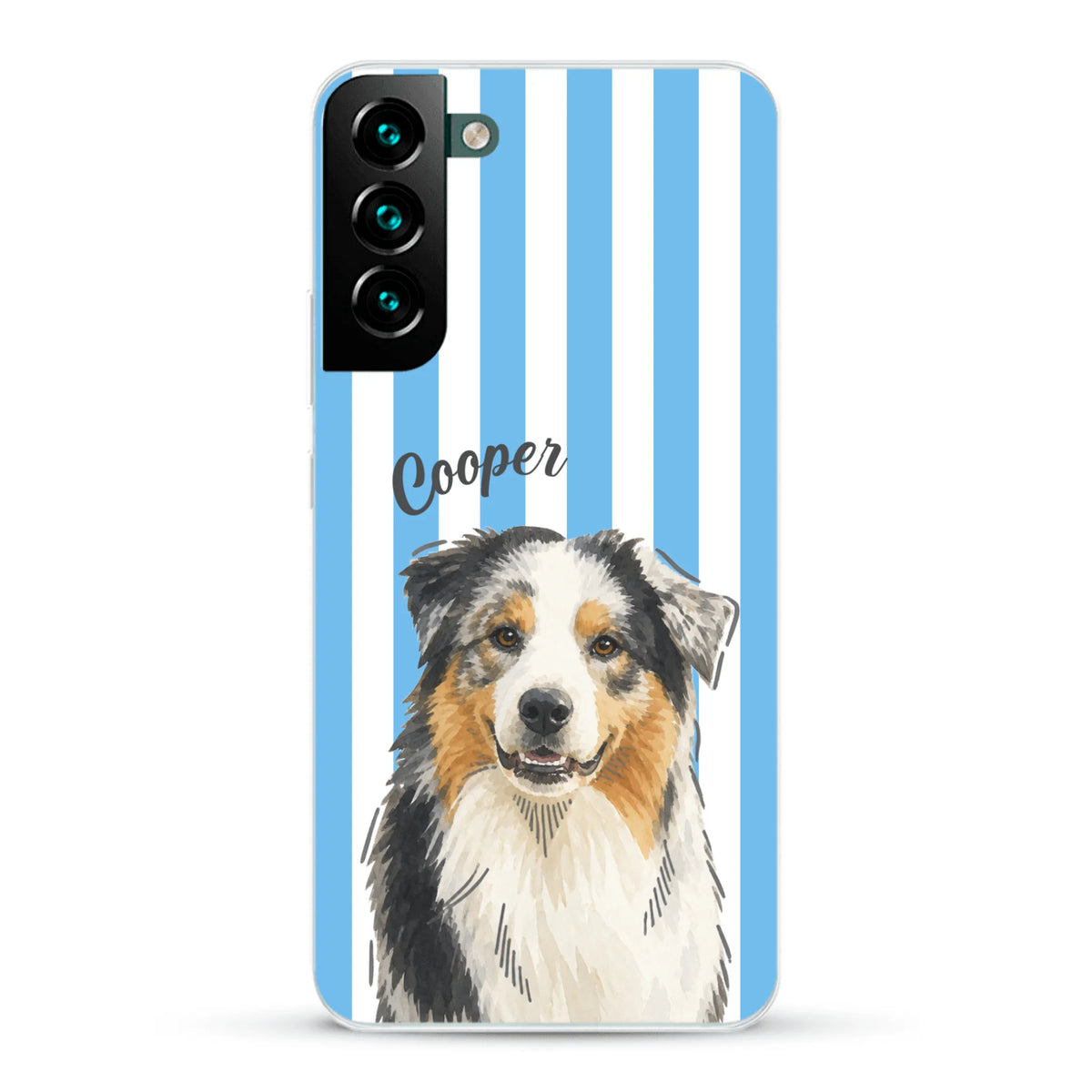 Personalised Phone Case - Pastel Stripes