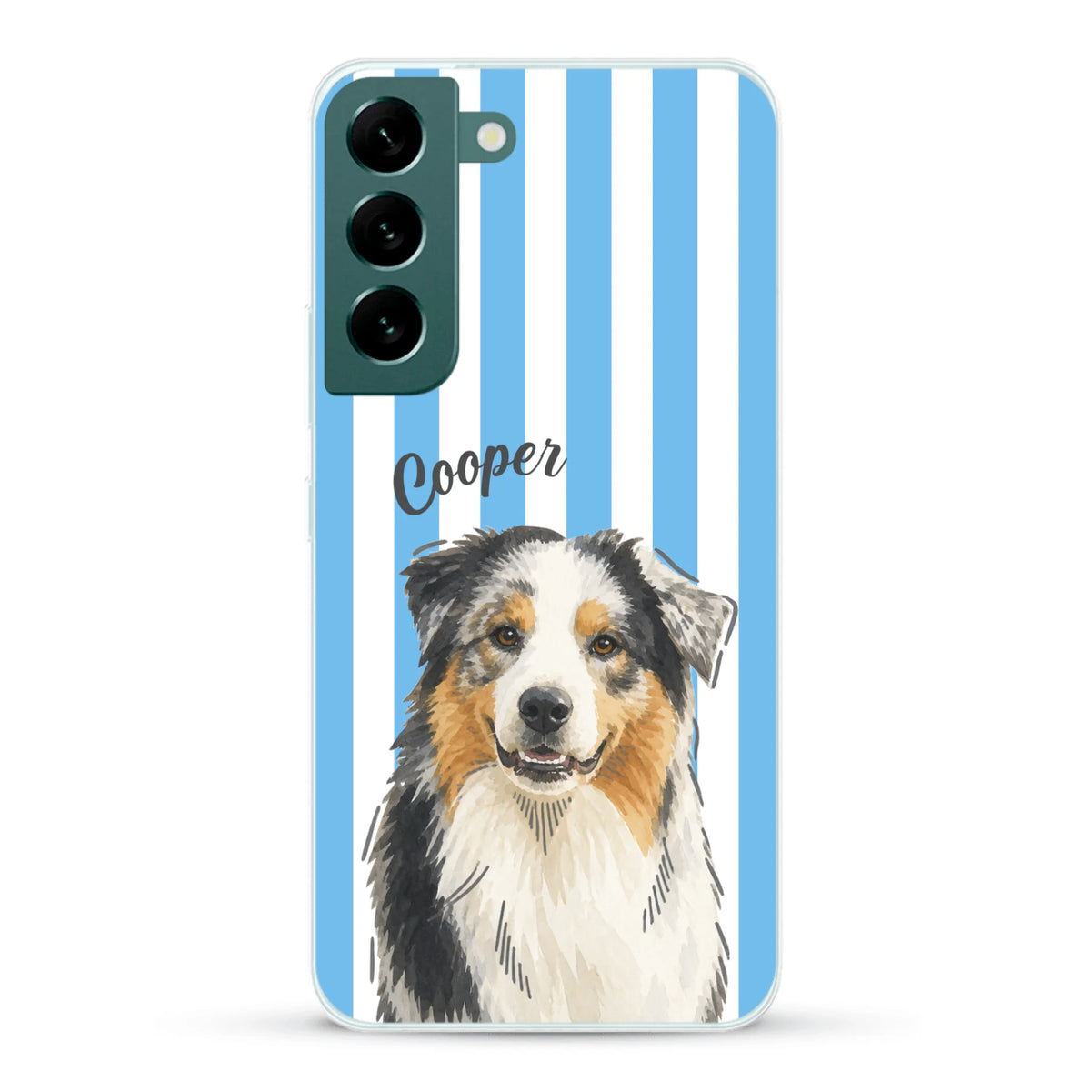 Personalised Phone Case - Pastel Stripes