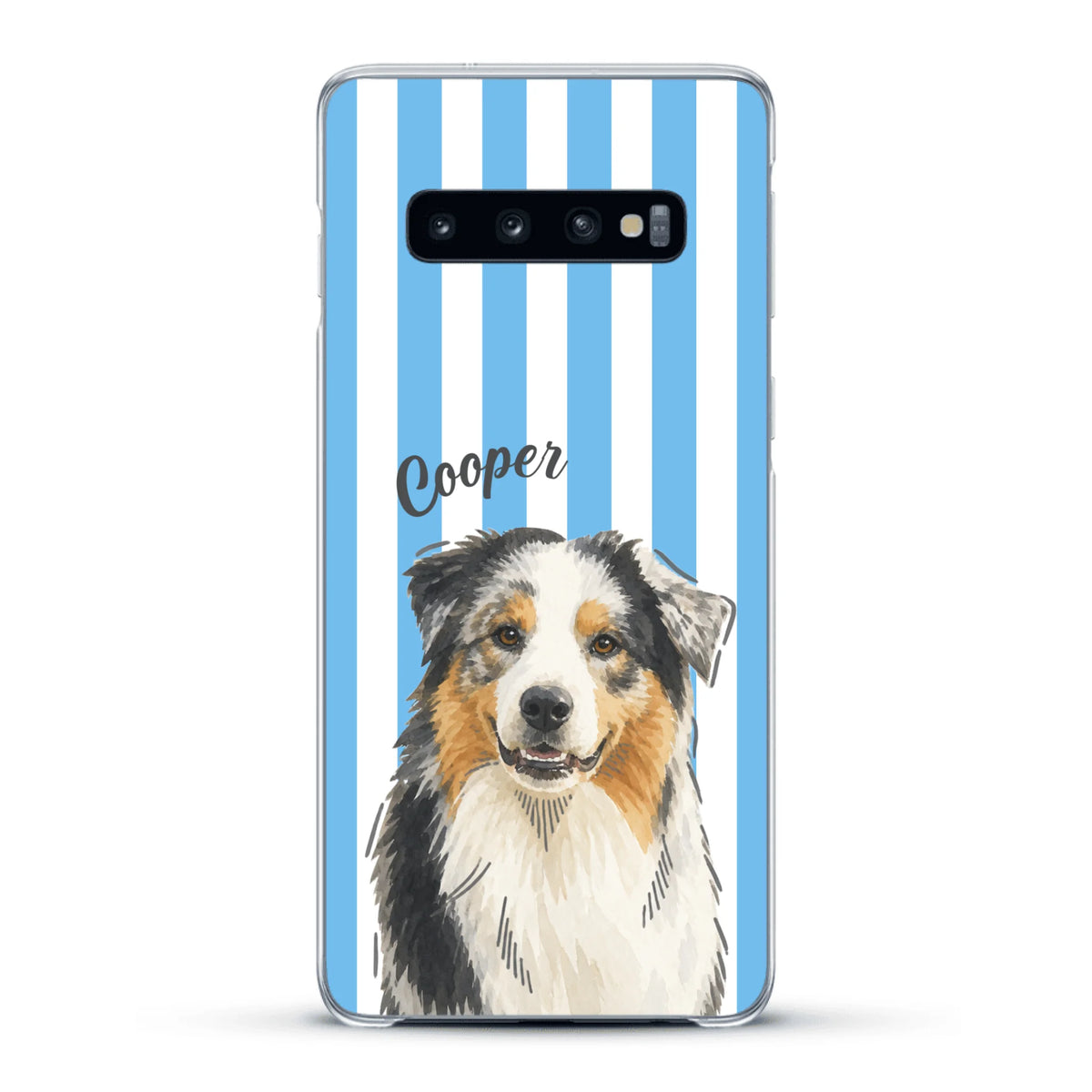 Personalised Phone Case - Pastel Stripes