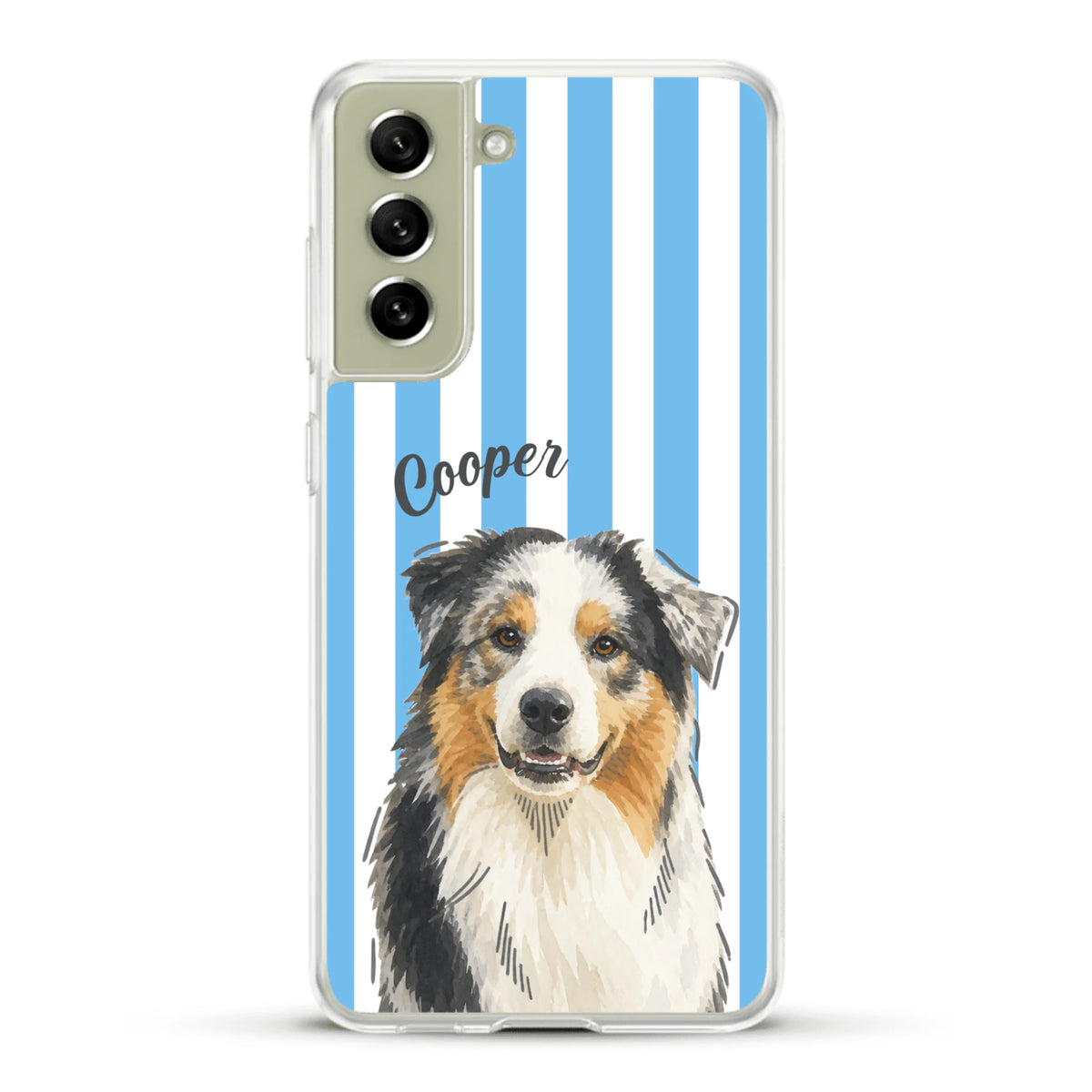 Personalised Phone Case - Pastel Stripes