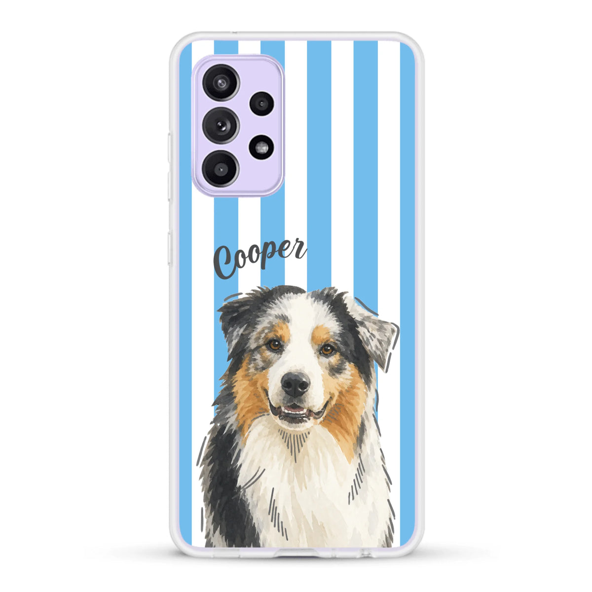 Personalised Phone Case - Pastel Stripes
