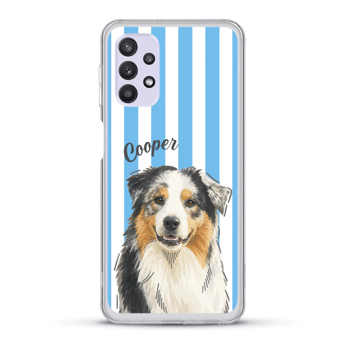 Personalised Phone Case - Pastel Stripes